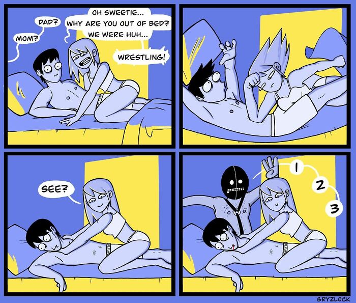 20 Comics That Are Equal Parts Funny, Weird, And Dark, By Gryzlock (New Pics) 20 Comics That Are Equal Parts Funny, Weird, And Dark, By Gryzlock (New Pics)