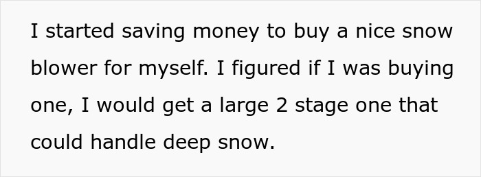Woman Refuses To Lend Her New Snow Blower To A Neighbor She Never Met Before, Gets Called Ridiculous