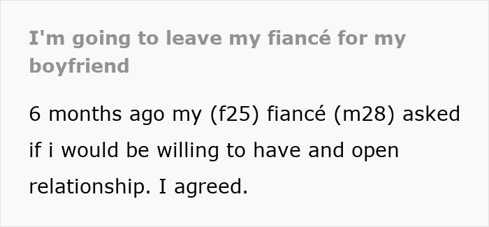 Selfish Man Asks Fianc&eacute;e For Poly Relationship To Date Coworker, Livid As She Dumps Him For New BF