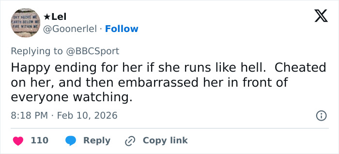 “It Hurts”: Girlfriend Of Olympian Who Confessed To Cheating Live On TV Opens Up Publicly