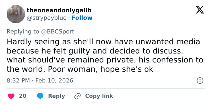 “It Hurts”: Girlfriend Of Olympian Who Confessed To Cheating Live On TV Opens Up Publicly