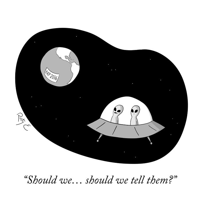 Artist Made 34 New Comics That Capture Relatable Moments in Modern Life