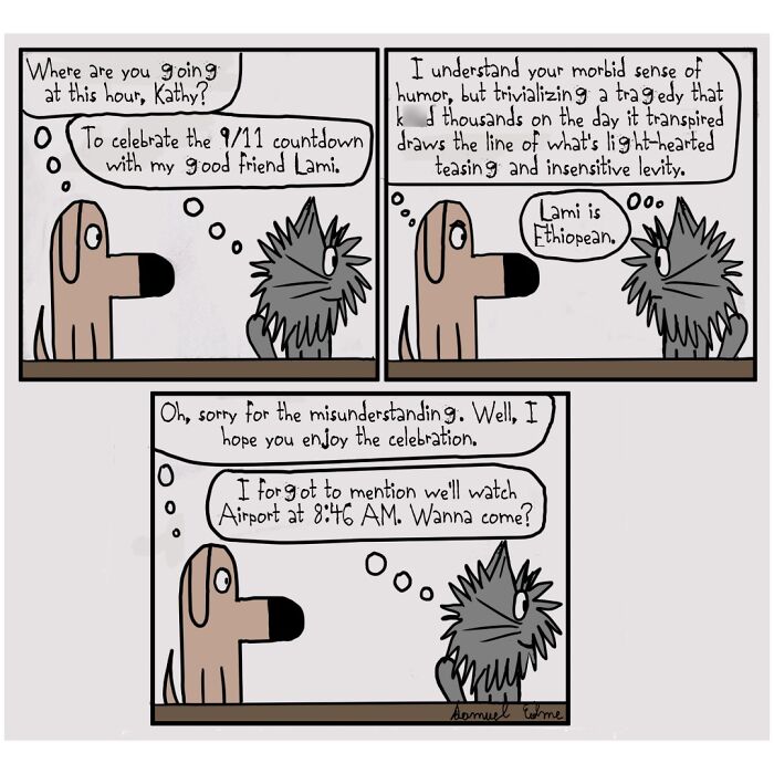 20 Unsettling Comics By Samuel Edme That Expose Modern Absurdity