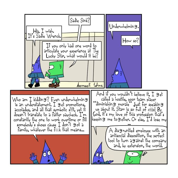 20 Unsettling Comics By Samuel Edme That Expose Modern Absurdity