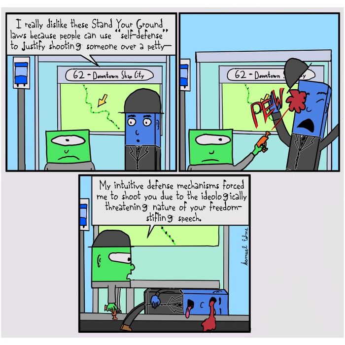 20 Unsettling Comics By Samuel Edme That Expose Modern Absurdity