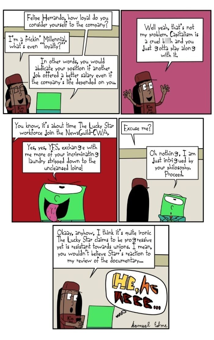 20 Unsettling Comics By Samuel Edme That Expose Modern Absurdity