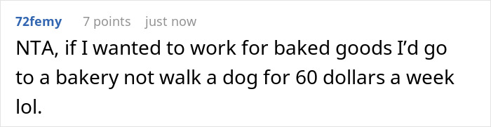 Manipulative Lady Stops Paying Guy To Walk Her Dog, Mad As He Rejects Her Baked Treats “Payment”