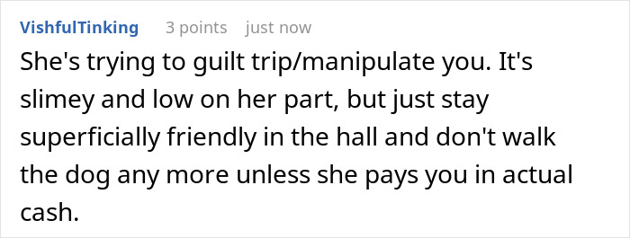 Manipulative Lady Stops Paying Guy To Walk Her Dog, Mad As He Rejects Her Baked Treats “Payment”