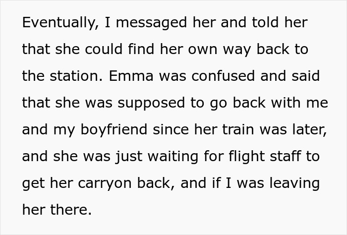 Woman Ditches Friend At Airport After Her Carry-On Goes Missing, Says She Was “Too Tired” To Wait