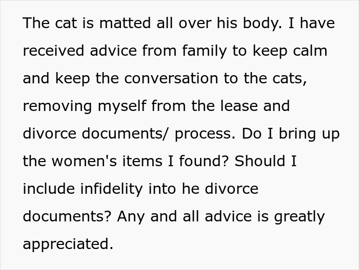 Estranged Wife Checks On Jailed Hubby’s Cats, Finds Black Thong And Realizes He’s Not Exactly Sad Estranged Wife Checks On Jailed Hubby’s Cats, Finds Black Thong And Realizes He’s Not Exactly Sad
