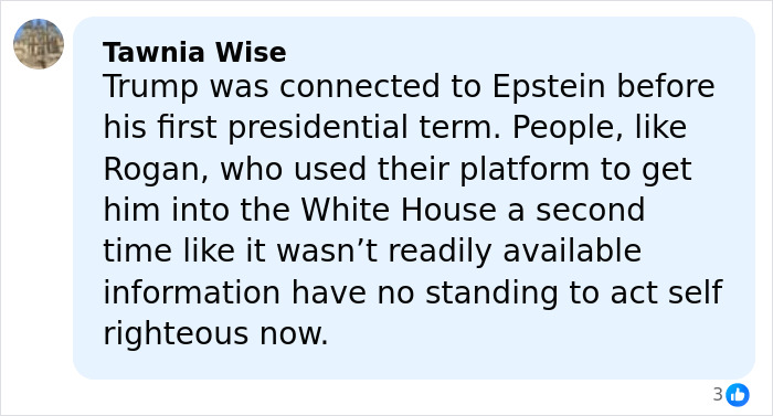 Joe Rogan Breaks Silence After His Name Comes Up In Epstein Files