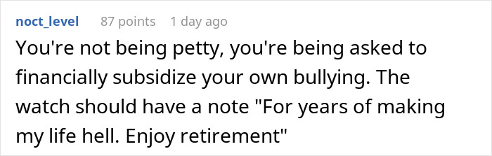 Woman Refuses To Contribute $50 To A Coworker’s Retirement Gift After She Made Her Life Miserable Woman Refuses To Contribute $50 To A Coworker’s Retirement Gift After She Made Her Life Miserable