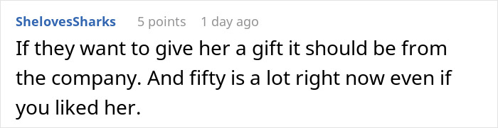 Woman Refuses To Contribute $50 To A Coworker’s Retirement Gift After She Made Her Life Miserable Woman Refuses To Contribute $50 To A Coworker’s Retirement Gift After She Made Her Life Miserable