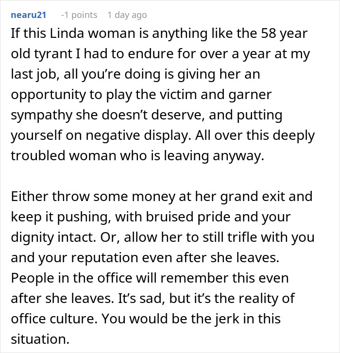 Woman Refuses To Contribute $50 To A Coworker’s Retirement Gift After She Made Her Life Miserable Woman Refuses To Contribute $50 To A Coworker’s Retirement Gift After She Made Her Life Miserable