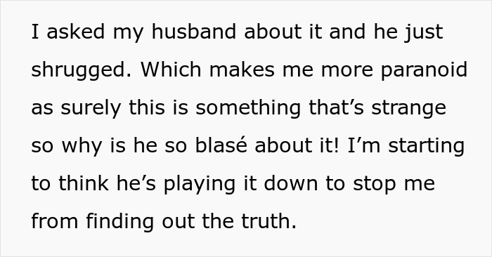 Wife’s Suspicions About Cheating Hubby Reveal His Secret About Helping A Friend, Netizens Call It Sus