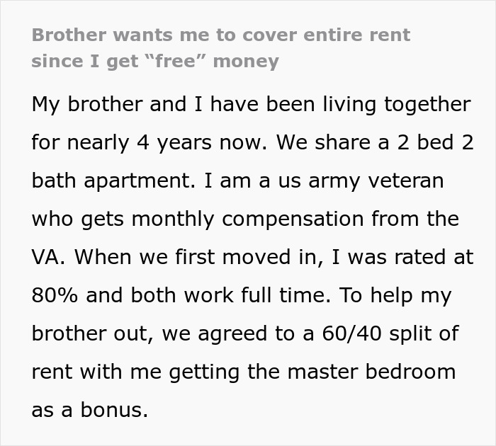 Guy Sees Dollar Signs As Veteran Bro&rsquo;s Pay Increases, Hands Him The Rent Bill Like It&rsquo;s His &ldquo;Duty&rdquo;