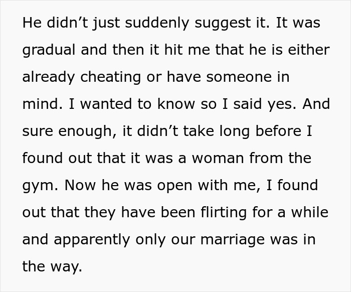 Guy Wants Freedom To Explore Outside Of Marriage, Wife Uncovers His Gym Affair And Walks Away