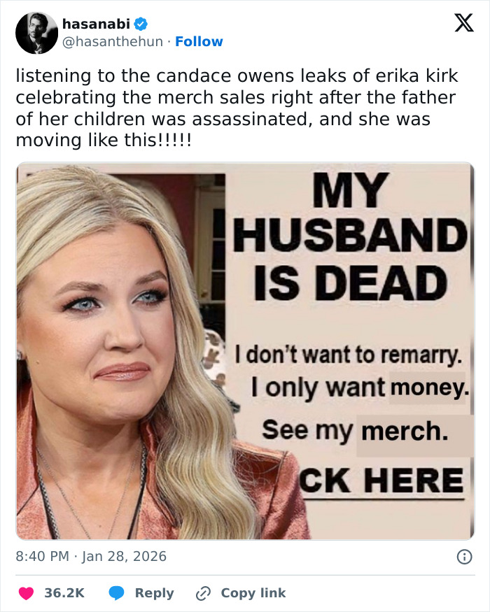 Suspicious Way Erika Kirk Changed Husband Charlie’s Office Forced TPSUSA To Respond After Backlash
