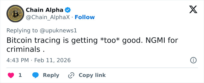 Crypto Expert Explains How Bitcoin Exchange Gave Police Control Over Nancy Guthrie’s Kidnapper