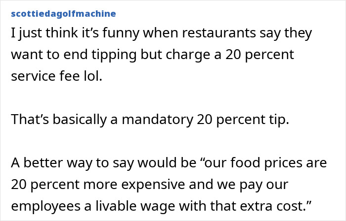 Outrage Erupts After America’s Top Restaurant Adds Automatic 20% Tip Over Country’s ‘Racist’ Past