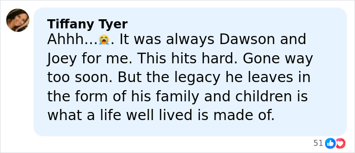 Katie Holmes Honors Her Late Costar James Van Der Beek With A Moving Handwritten Letter