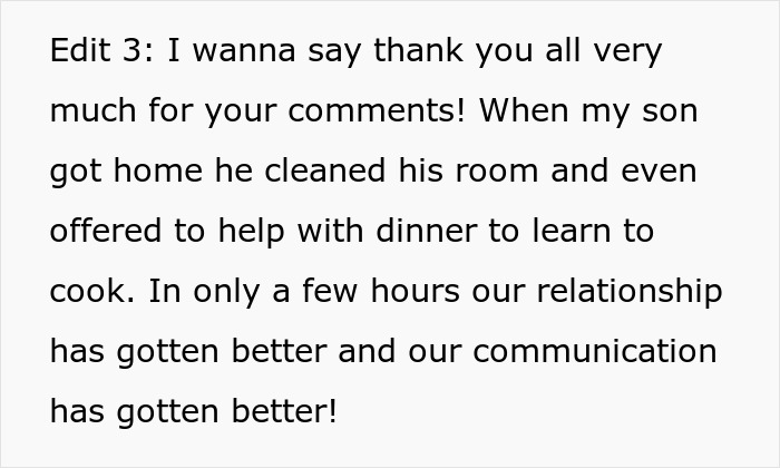Teen Becomes An Exemplary Son After Mom Punishes Him By Doing Exactly What He Wished, MIL Is Furious
