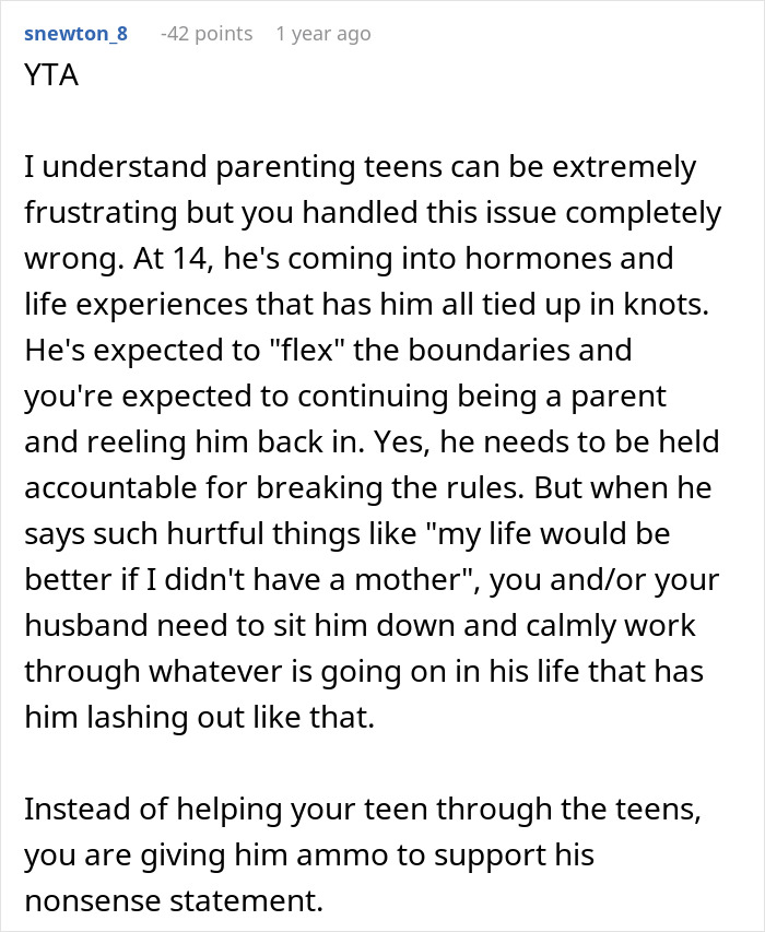 Teen Becomes An Exemplary Son After Mom Punishes Him By Doing Exactly What He Wished, MIL Is Furious