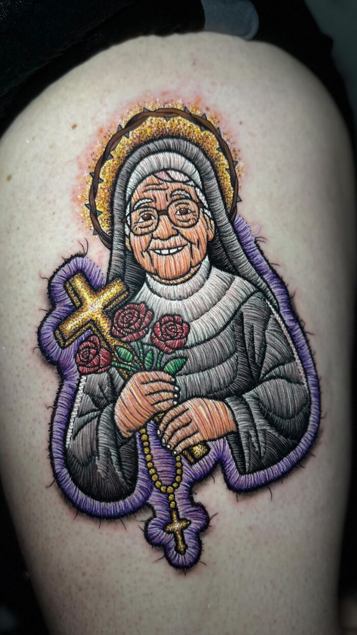 Brazilian Artist Creates Tattoos That Look Like Raised Embroidery You Can Feel (49 New Pics) Brazilian Artist Creates Tattoos That Look Like Raised Embroidery You Can Feel (49 New Pics)