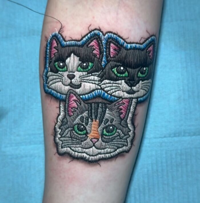 Brazilian Artist Creates Tattoos That Look Like Raised Embroidery You Can Feel (49 New Pics) Brazilian Artist Creates Tattoos That Look Like Raised Embroidery You Can Feel (49 New Pics)