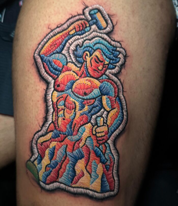 Brazilian Artist Creates Tattoos That Look Like Raised Embroidery You Can Feel (49 New Pics) Brazilian Artist Creates Tattoos That Look Like Raised Embroidery You Can Feel (49 New Pics)