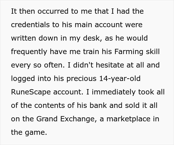 Man Cheats On GF And Shares Her Private Pics, She Destroys 14+ Years Of Effort He Put Into RuneScape