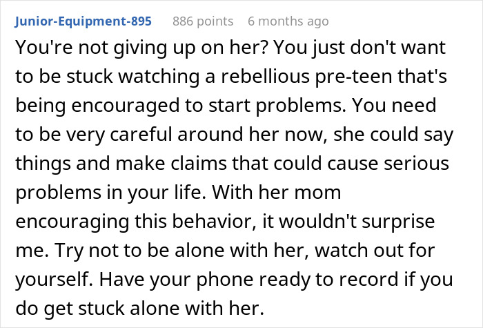 Guy Refuses To Let Niece Into His Home After Her Mom Asks Her To Spy On Everyone