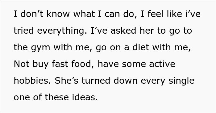 &ldquo;I&rsquo;m Considering Leaving&rdquo;: A Husband Struggles To Accept His Wife&rsquo;s Weight Gain