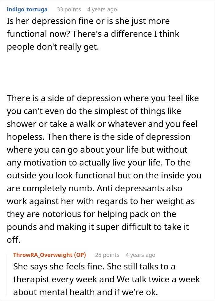 &ldquo;I&rsquo;m Considering Leaving&rdquo;: A Husband Struggles To Accept His Wife&rsquo;s Weight Gain