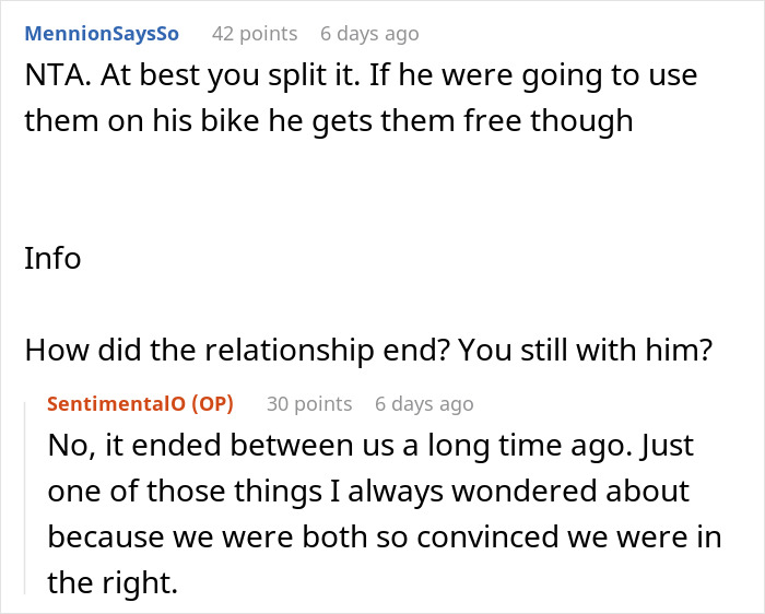 Guy Turns GF&rsquo;s Purchase Into Payday, Refuses To Share The Profit From Selling Her Bike Spare Parts