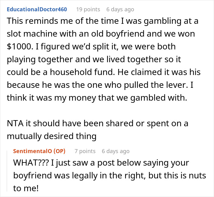 Guy Turns GF&rsquo;s Purchase Into Payday, Refuses To Share The Profit From Selling Her Bike Spare Parts