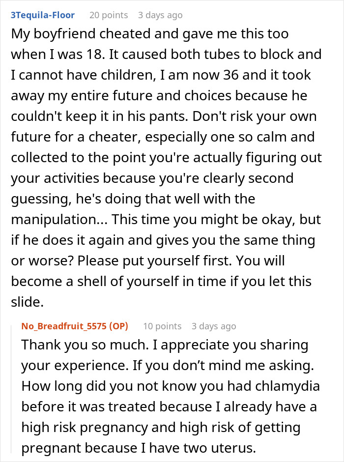 23YO Shocked After Military BF Gets STI And Accuses Her Of Cheating, She Knows He Might Be Lying