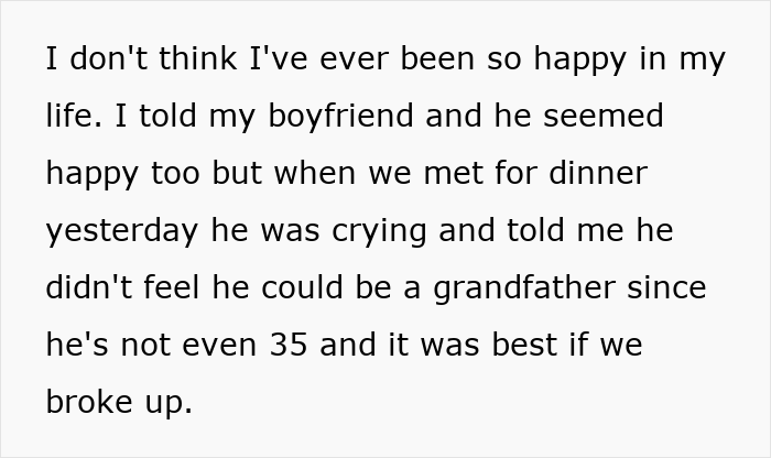 32YO In Tears As His 44YO GF Is Going To Be A Grandma, Dumps Her As He Doesn’t Want To Be A Grandpa