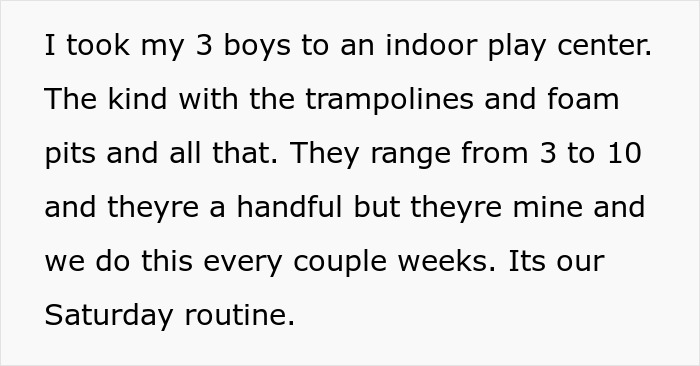 Unhinged Mom At Trampoline Park Stops Lady With Kids From Leaving, Says She’s Too Young To Be A Mom Unhinged Mom At Trampoline Park Stops Lady With Kids From Leaving, Says She’s Too Young To Be A Mom