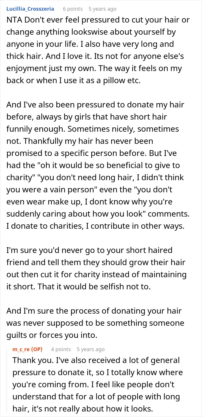 Lady Eyes Friend&rsquo;s Long Hair, Expects Her To Cut It Off For Her Sister&rsquo;s Wig, Mad She Says No