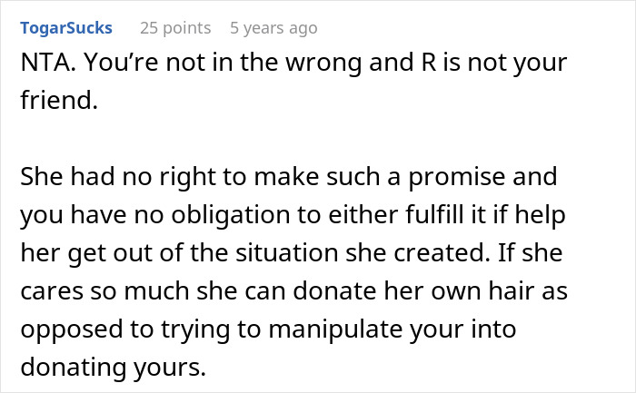 Lady Eyes Friend&rsquo;s Long Hair, Expects Her To Cut It Off For Her Sister&rsquo;s Wig, Mad She Says No