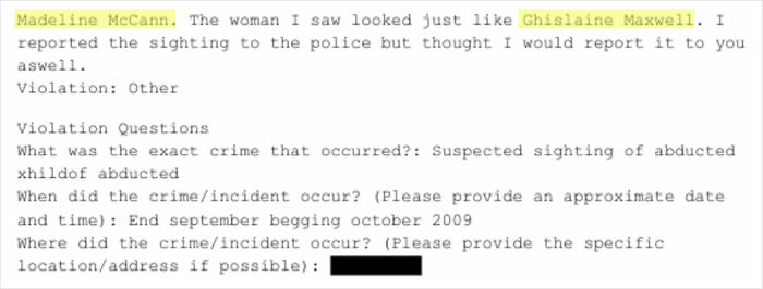 Viral Post Sparks Debate After Comparing Ghislaine Maxwell To Madeleine McCann Abductor Sketch