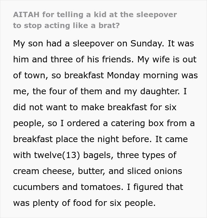 Man Refuses To Entertain Son&rsquo;s Friend&rsquo;s Tantrum Over A Sesame Bagel, His Mom Comes For Him