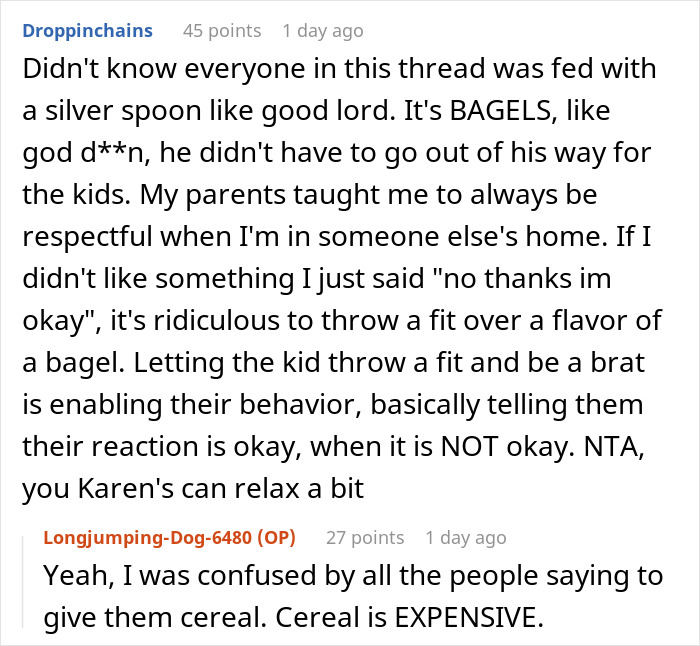 Man Refuses To Entertain Son&rsquo;s Friend&rsquo;s Tantrum Over A Sesame Bagel, His Mom Comes For Him
