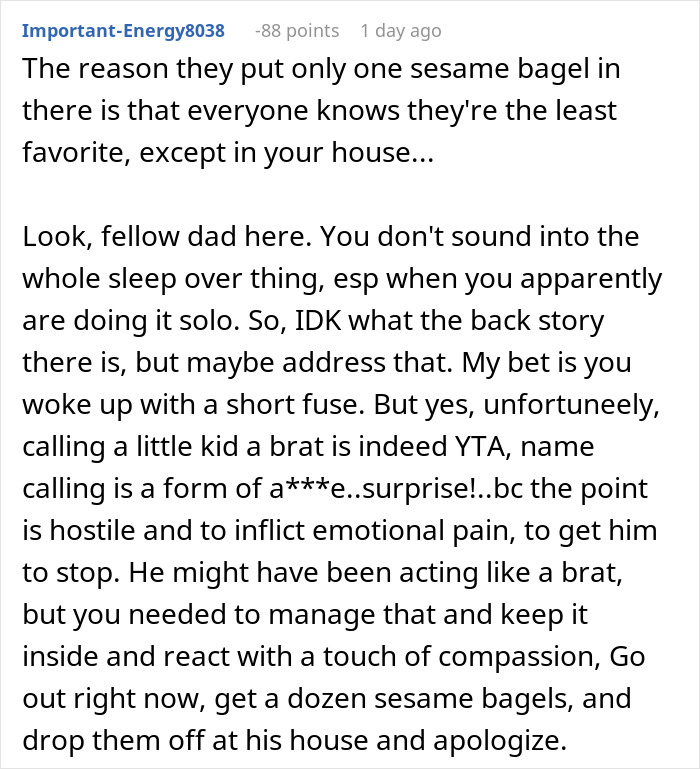 Man Refuses To Entertain Son&rsquo;s Friend&rsquo;s Tantrum Over A Sesame Bagel, His Mom Comes For Him