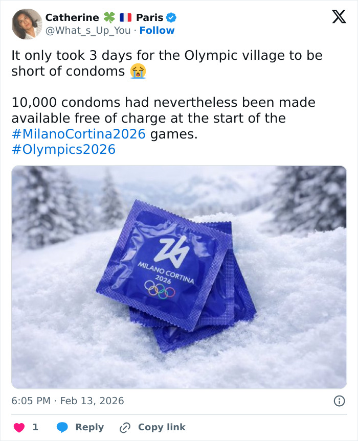 Olympic Village Turns Wildly Hot As Athletes Run Out Of Rubbers In 3 Days And The Number Is Crazy Olympic Village Turns Wildly Hot As Athletes Run Out Of Rubbers In 3 Days And The Number Is Crazy