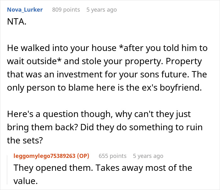 Cheating Ex-Wife’s Boyfriend Steals Expensive Lego Sets From Guy, Gets Arrested