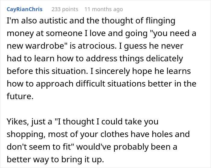 Man Feels Embarrassed By Girlfriend’s Style, Brings Her Childhood Trauma Back Man Feels Embarrassed By Girlfriend’s Style, Brings Her Childhood Trauma Back