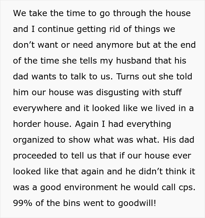 “He Would Call CPS”: In-Laws Threaten CPS After Declaring New Parents’ Home Unacceptable “He Would Call CPS”: In-Laws Threaten CPS After Declaring New Parents’ Home Unacceptable