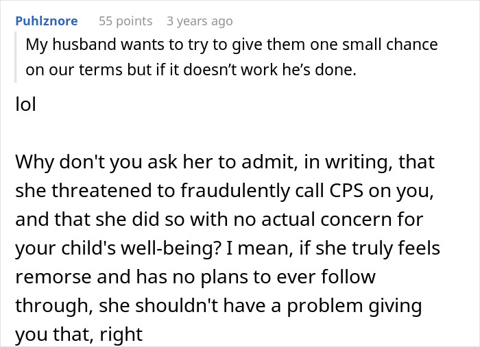 “He Would Call CPS”: In-Laws Threaten CPS After Declaring New Parents’ Home Unacceptable “He Would Call CPS”: In-Laws Threaten CPS After Declaring New Parents’ Home Unacceptable
